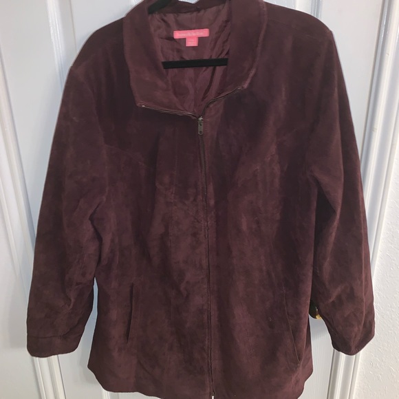 Woman Within | Jackets & Coats | Plus Size Suede Jacket | Poshmark